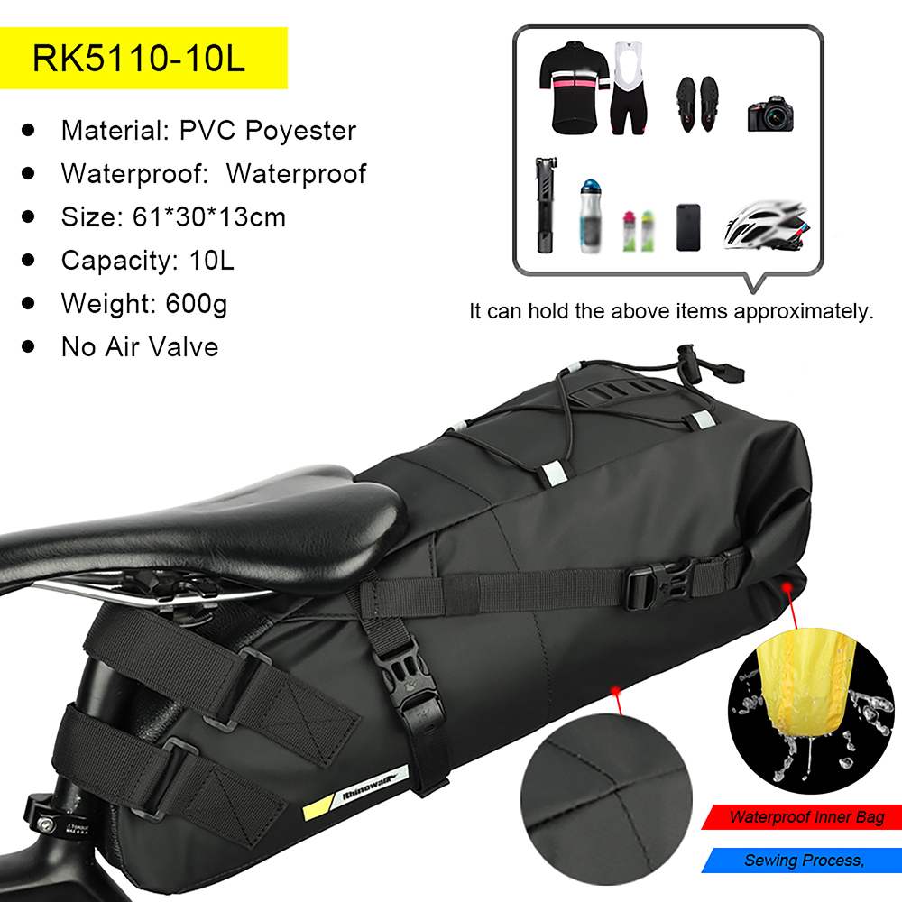 Saddle Bag Under Seat - حقيبة تحت مقعد الدراجة مقاومة للماء،