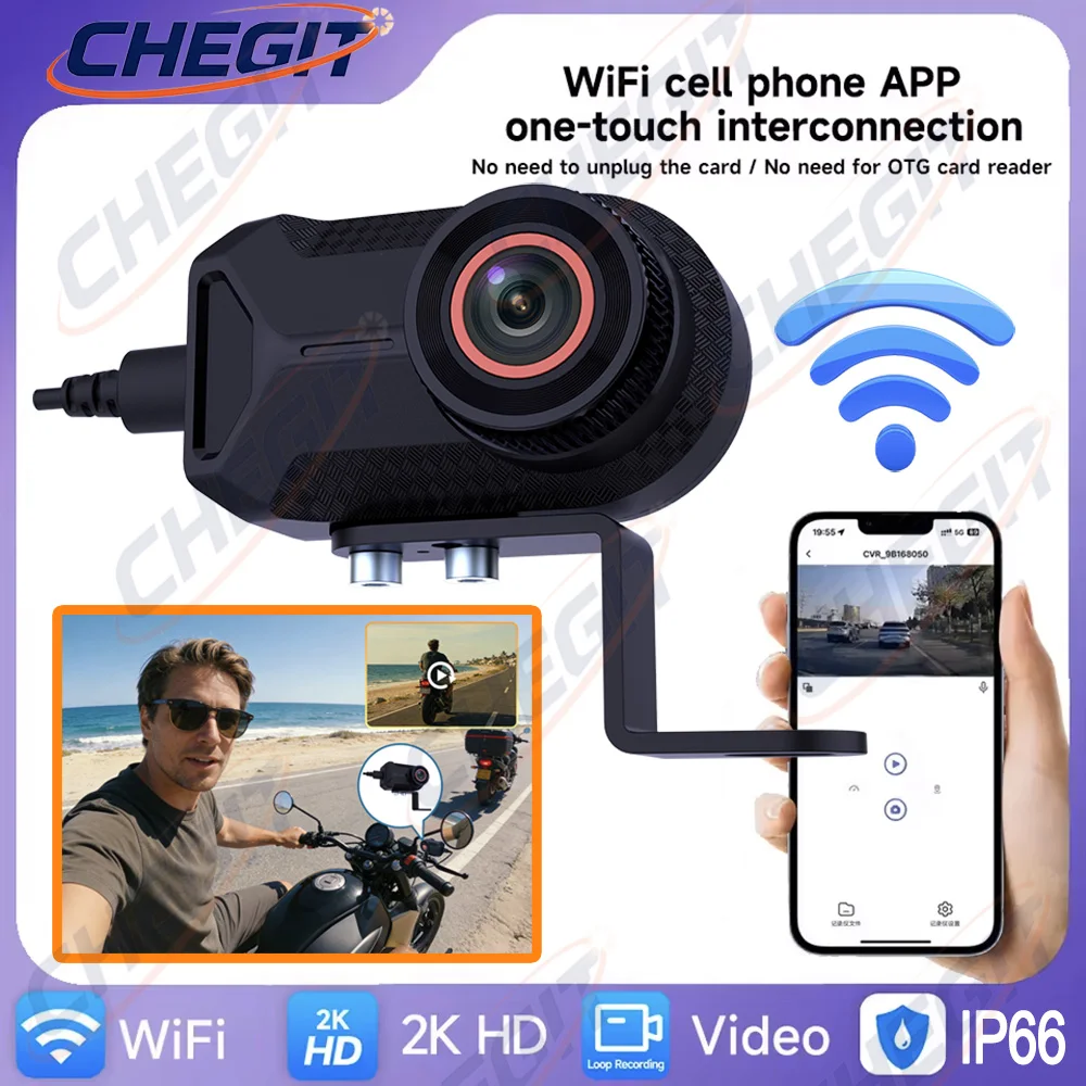 Cycling Loop - جديد 2K HD دراجة نارية DVR