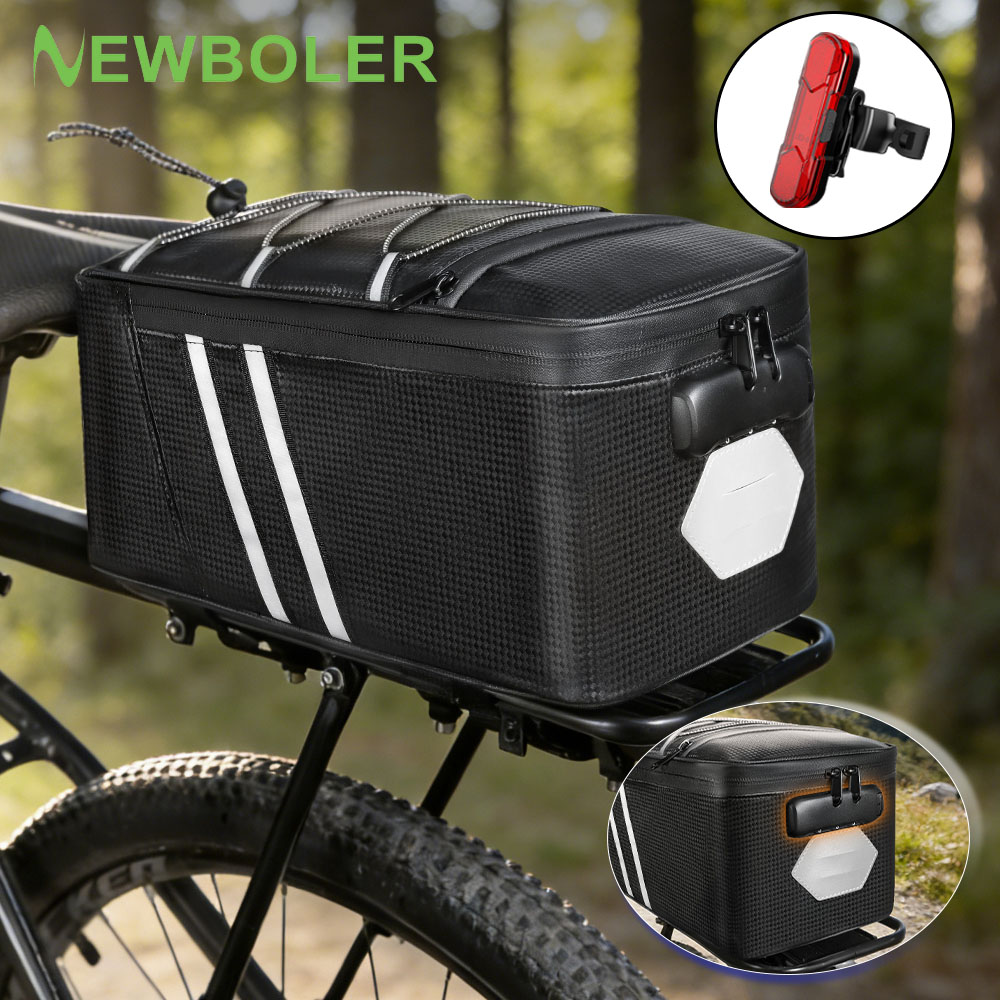 Panniers Waterproof Rear - حقيبة مقعد خلفي للدراجة مع قفل