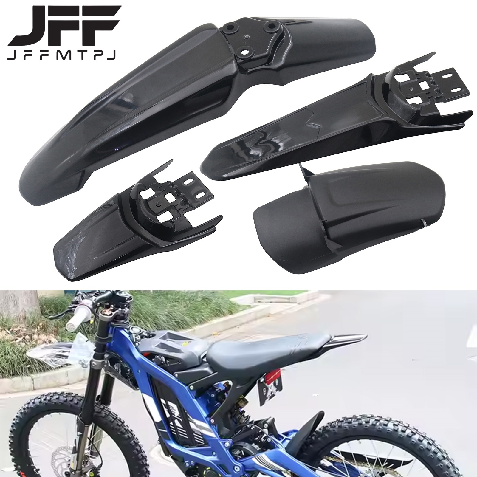 Bike Light Front Rear - واقيات الطين للعجلات الأمامية والخلفية للدراجات