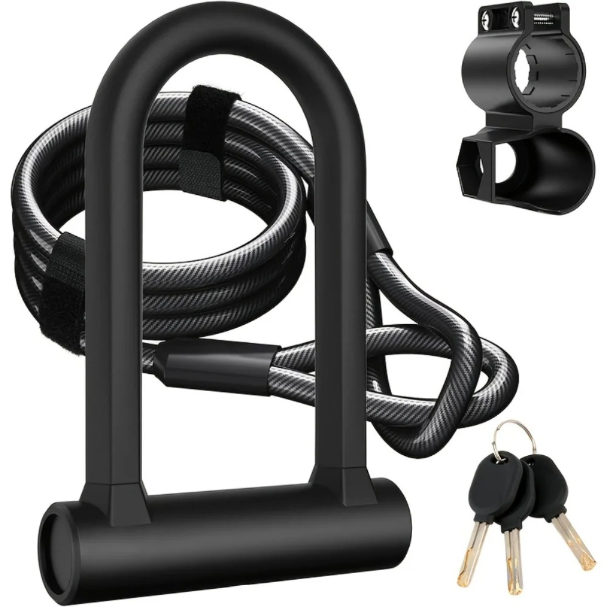 U Lock Heavy Duty - قفل الدراجة شديد التحمل مضاد للسرقة،