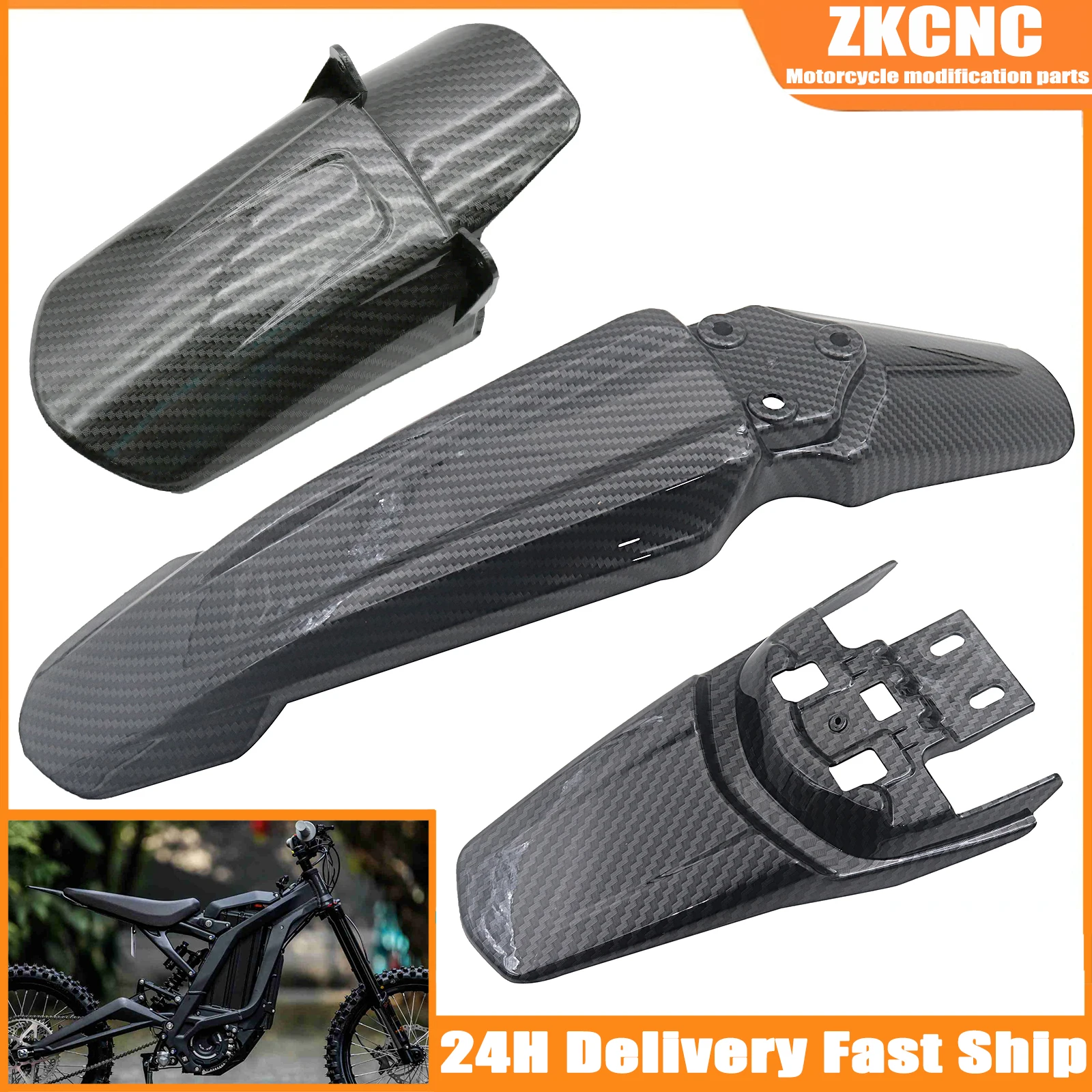 Bike Light Front Rear - واقيات الطين للعجلات الأمامية والخلفية للدراجات