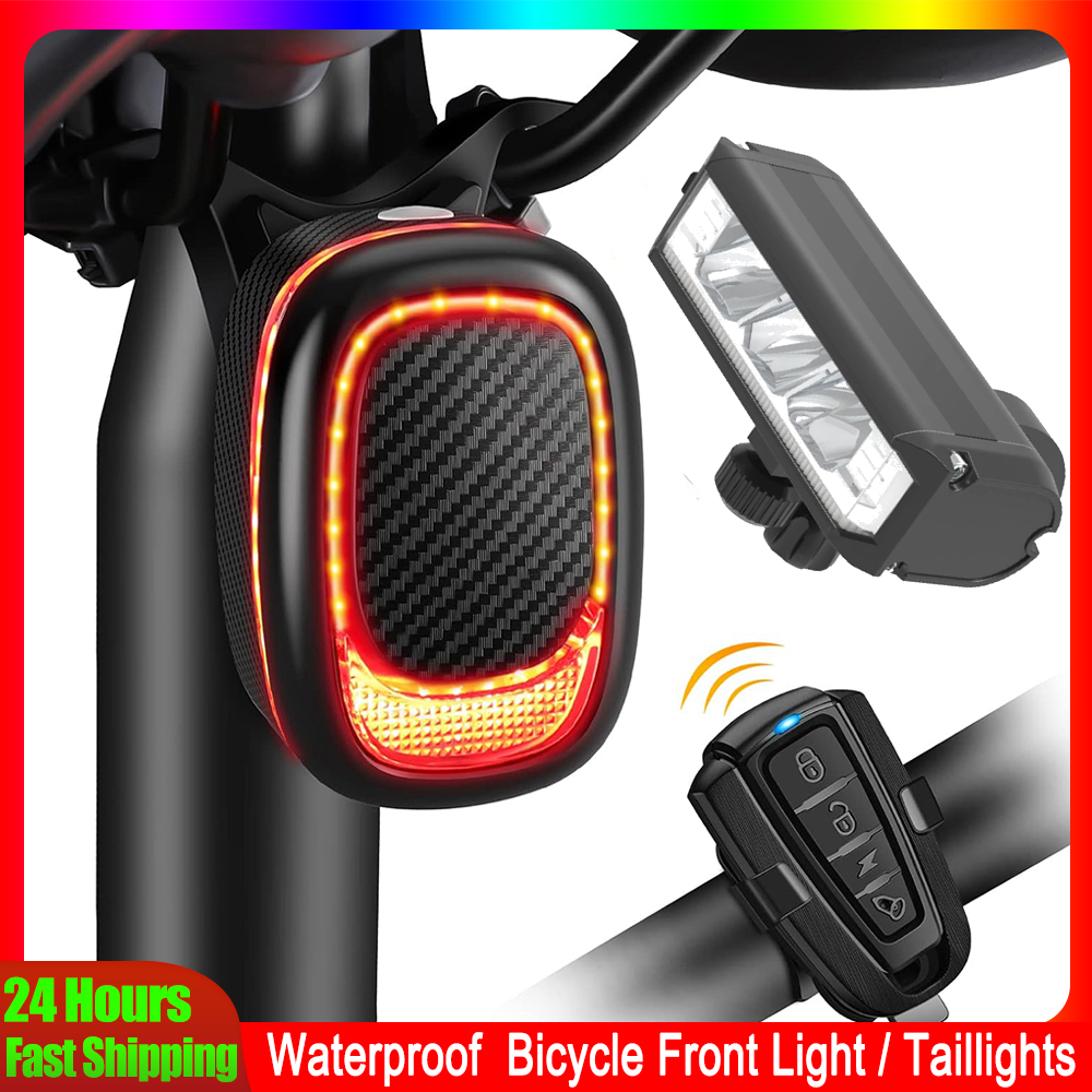 Bike Light Front Rear - Elepow A6Pro دراجة الضوء الخلفي ،