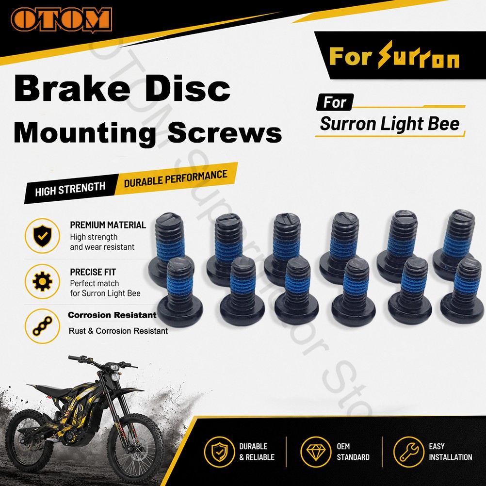 Bike Light Front Rear - براغي تثبيت أقراص الفرامل الأمامية والخلفية