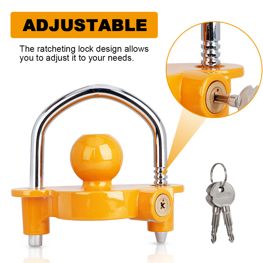 U-بولت مقطورة الكرة قفل العالم - مراجعة U Lock Heavy Duty وسعره