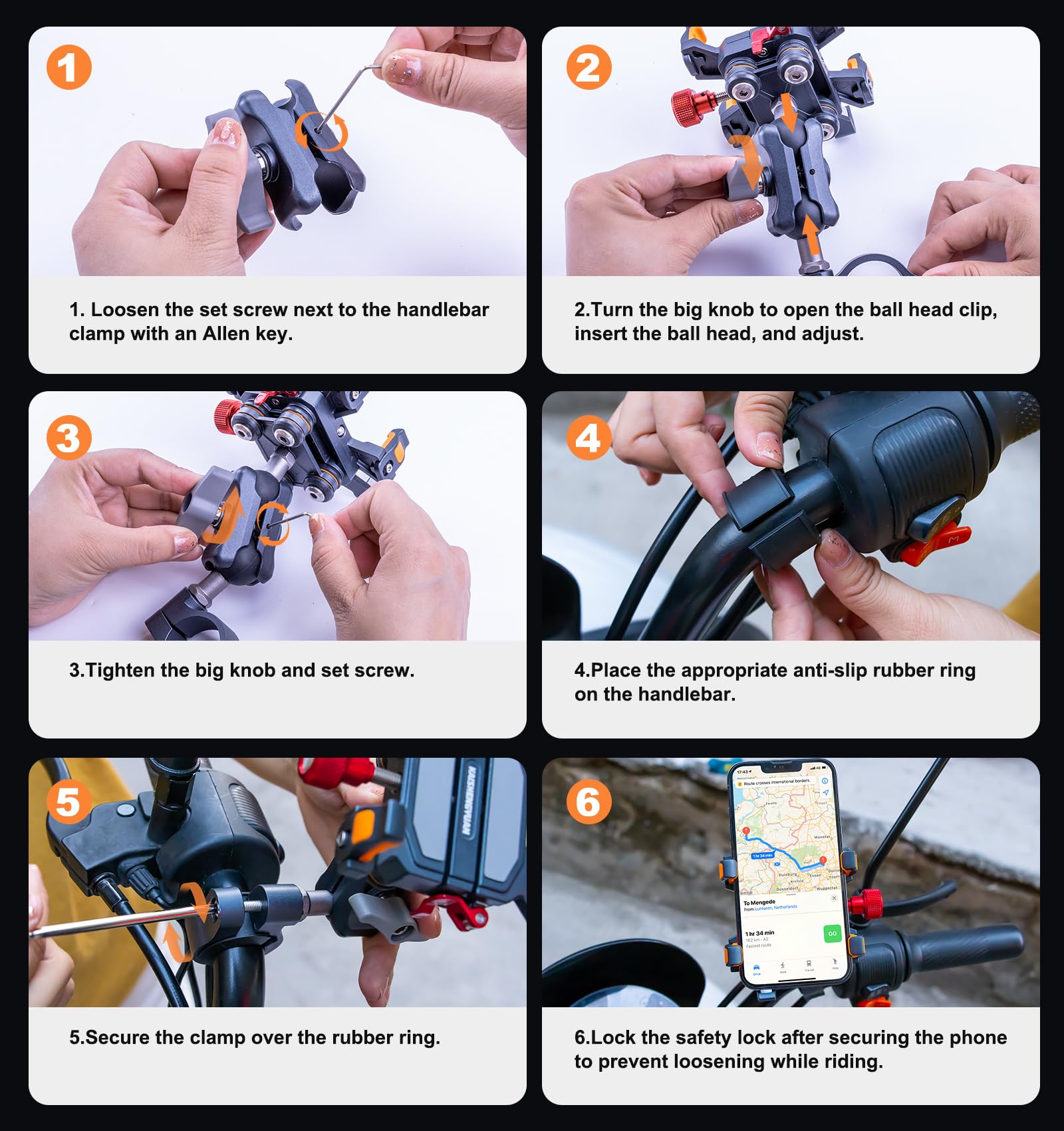 حامل هاتف للدراجات النارية عال - مراجعة U Lock Heavy Duty وسعره