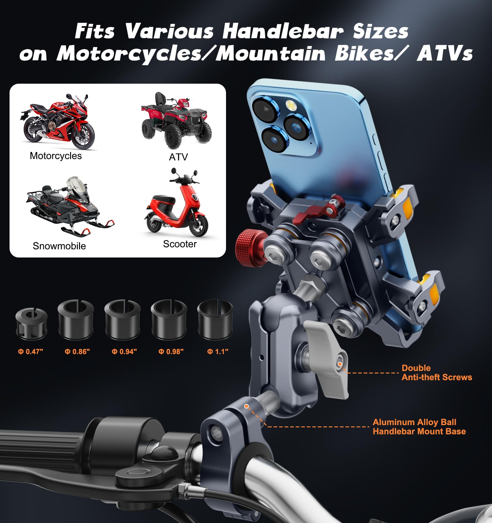 حامل هاتف للدراجات النارية عال - مراجعة U Lock Heavy Duty وسعره