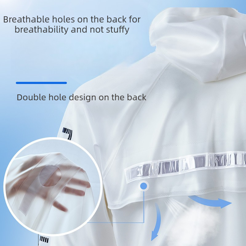 بدلة مطر عاكسة للضوء مكونة من  - مراجعة Cycling Commuter Rain Jacket وسعره