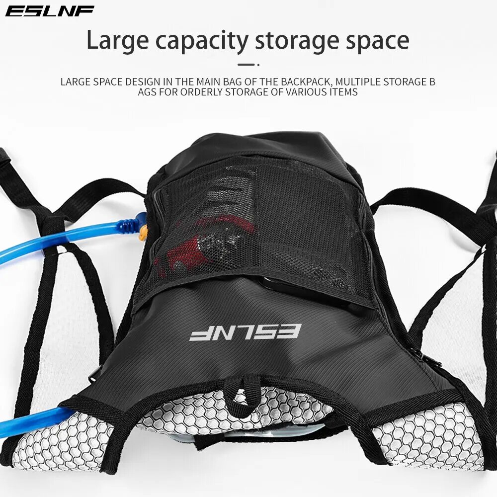 ESLNF دراجة دراجة أكياس حقيبة  - مراجعة Cycling Commuter Backpack Waterproof وسعره