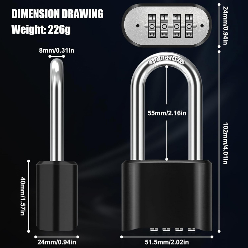 قفل مجمع عالي التحمل مقاوم للع - مراجعة U Lock Heavy Duty وسعره