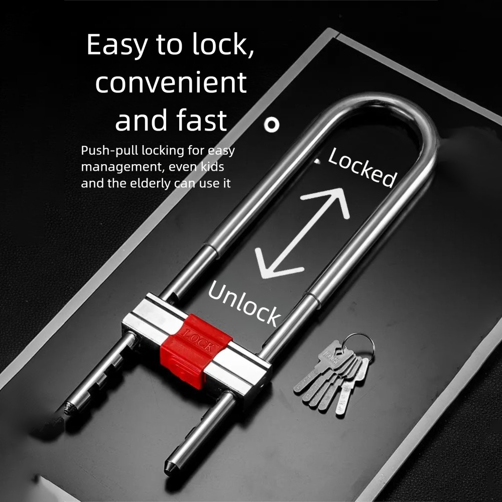 قفل دراجة على شكل حرف U، قفل د - مراجعة U Lock Heavy Duty وسعره