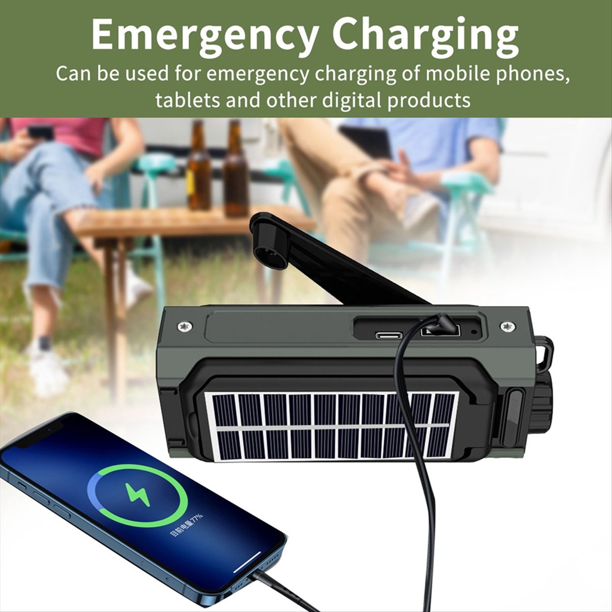 راديو شمسي محمول A26Z، راديو ي - مراجعة Usb Charger Dynamo وسعره