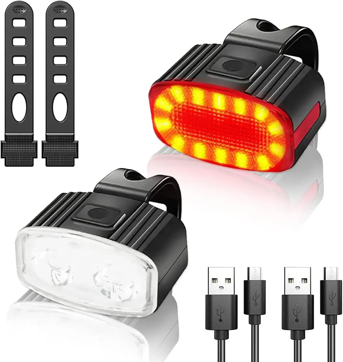 مجموعة مصابيح LED أمامية وخلفي - مراجعة Bike Light Front Rear وسعره