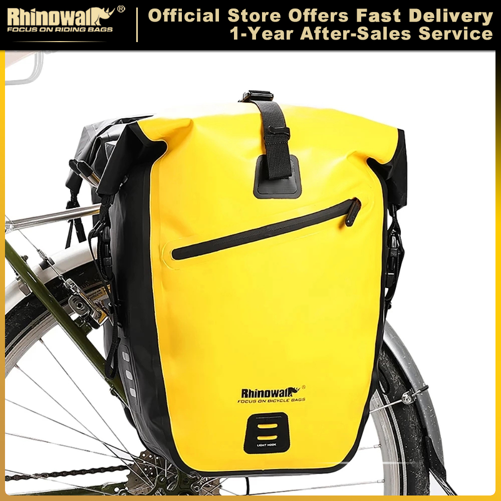 حقيبة دراجة مقاومة للماء من Rh - مراجعة Panniers Waterproof Rear وسعره