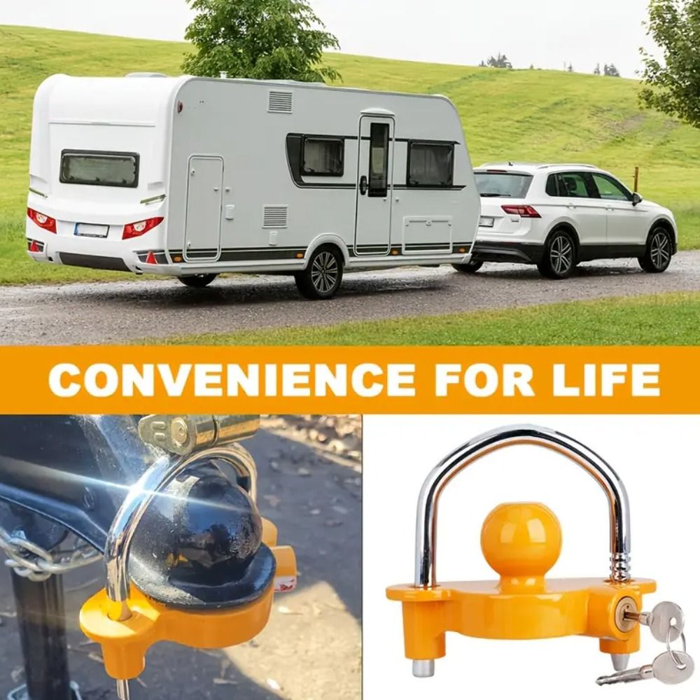 قفل وصلة جر مقطورة السيارة عال - مراجعة U Lock Heavy Duty وسعره