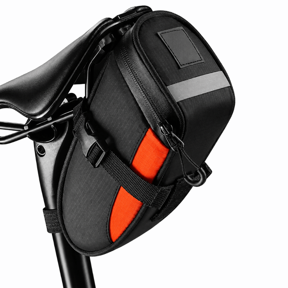 حقيبة خلفية للدراجات بسعة 1.2  - مراجعة Saddle Bag Under Seat وسعره