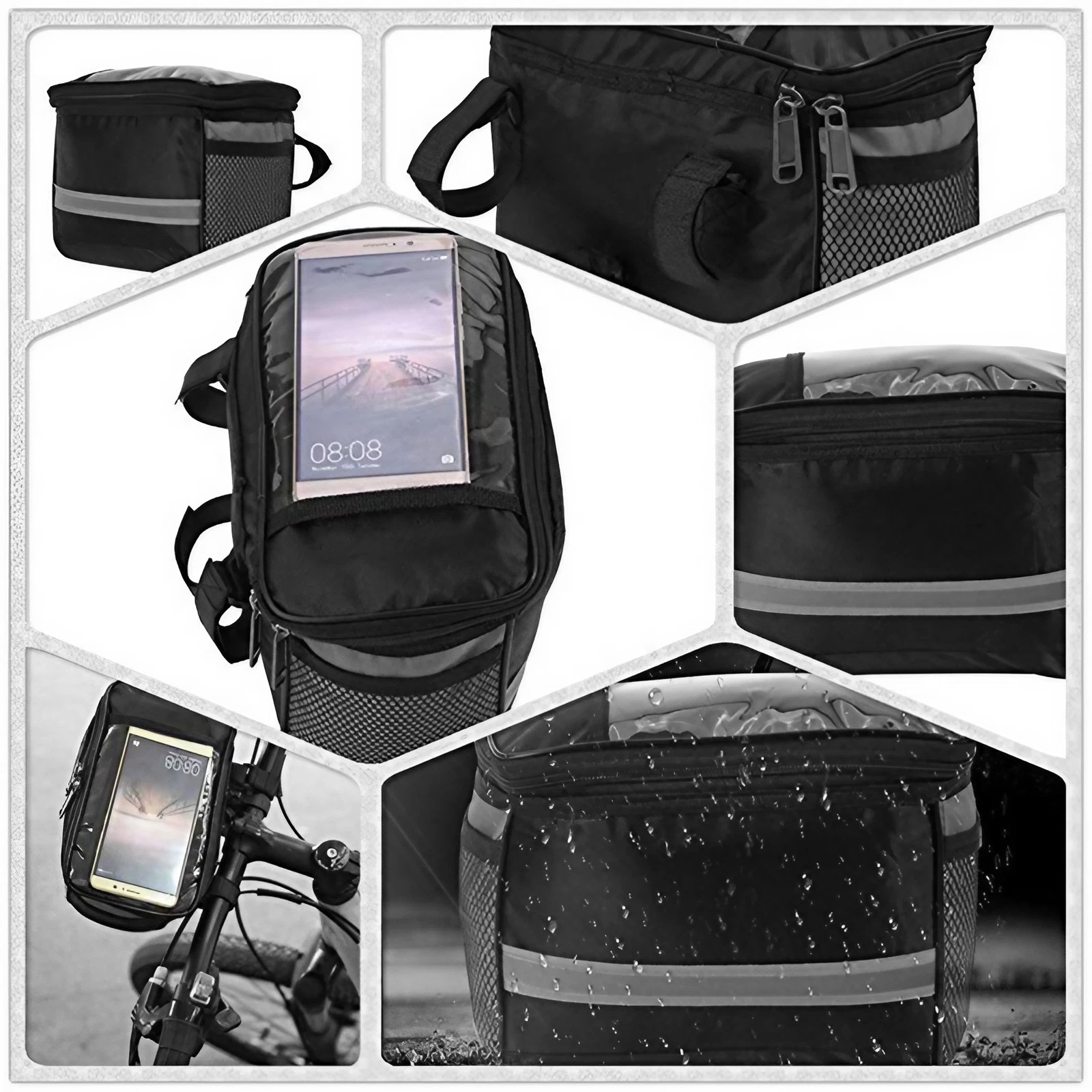 حقيبة دراجات أمامية مقاومة للم - مراجعة Cycling Commuter Backpack Waterproof وسعره