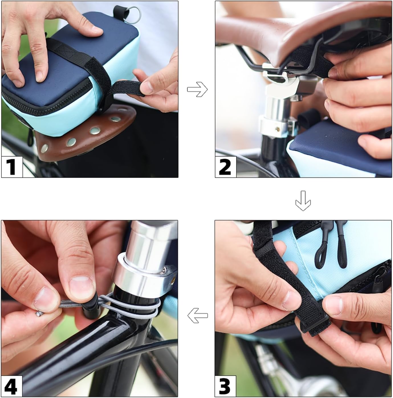 حقيبة مقعد دراجة قابلة للتوسيع - مراجعة Saddle Bag Under Seat وسعره